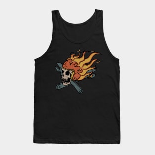 Rider and Fire Tank Top